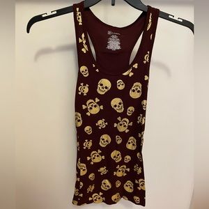 Gold Skull Women’s Tank Top